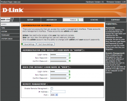 D-Link WBR-1310 - Change User ID and Password
