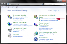 Windows 7 - Add or Remove User Accounts
