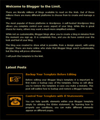 Blogger to the Limit homepage