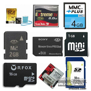 The Various Memory Cards for Digital Cameras