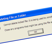 Locked File in Microsoft Windows