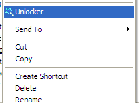 Unlocker - File Context Menu Option