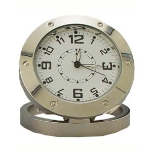 Chrome Clock Spy Camera