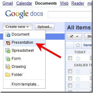 Google Docs Presentation
