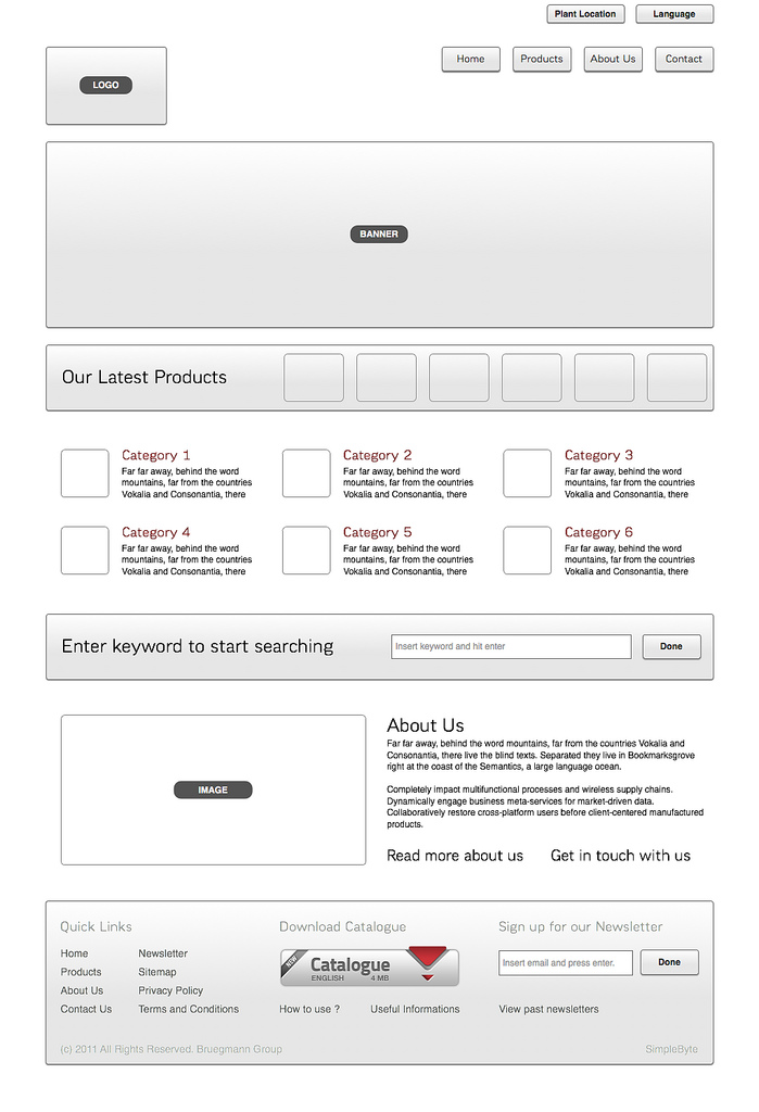 Website Wireframe