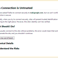 Mozilla Firefox – This Connection is Untrusted