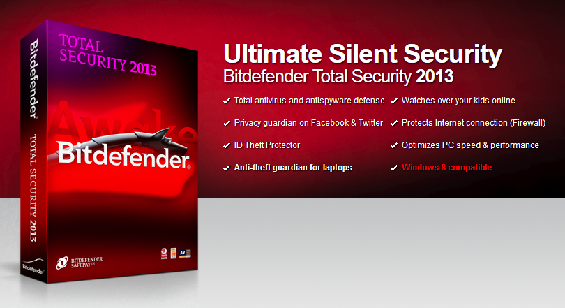 Bitdefender Total Security 2013 - Features