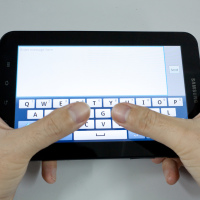 Samsung Galaxy Tab Typing