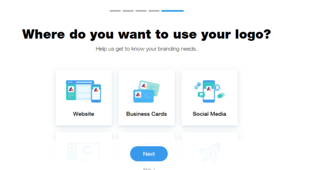 Wix - Where do you want to use your logo?